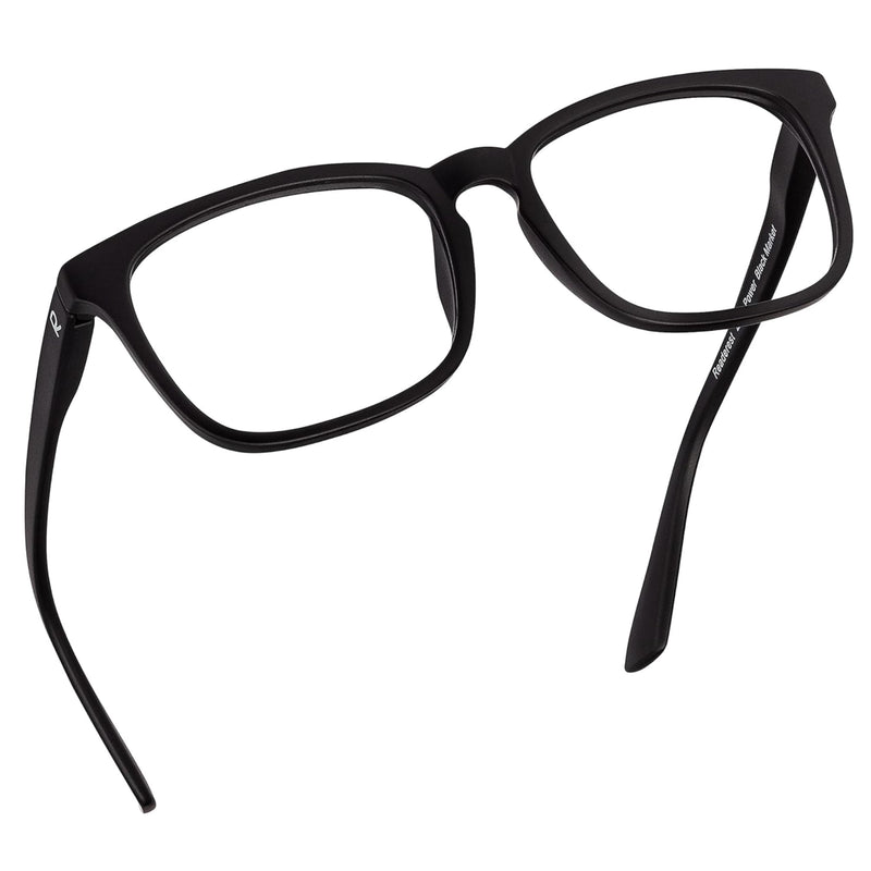 Blue Light Blocking Reading Glasses (Black, 300x Magnification) Computer