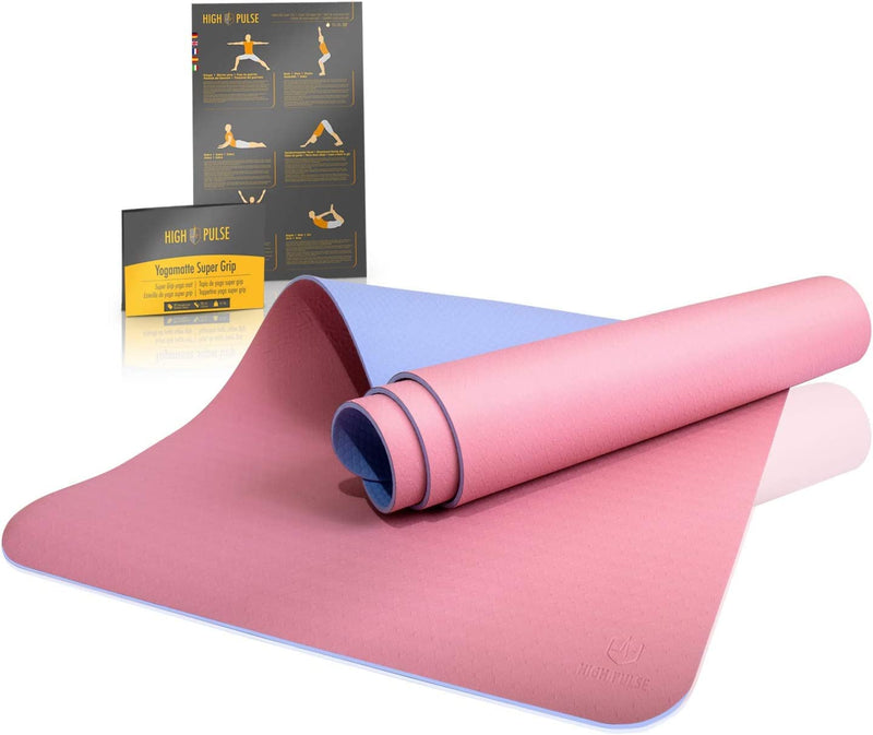 Yoga mat grip extra non-slip and sweat-proof