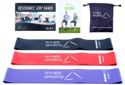 Elastic Loop Resistance Bands Elastic Training Bands Set for Men and Women