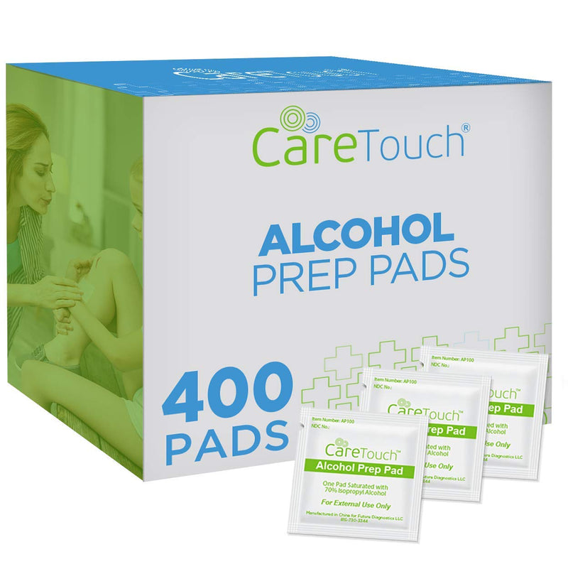 Alcohol Wipes, Individually Wrapped - Prep Pads with 70% Isopropyl Alcohol