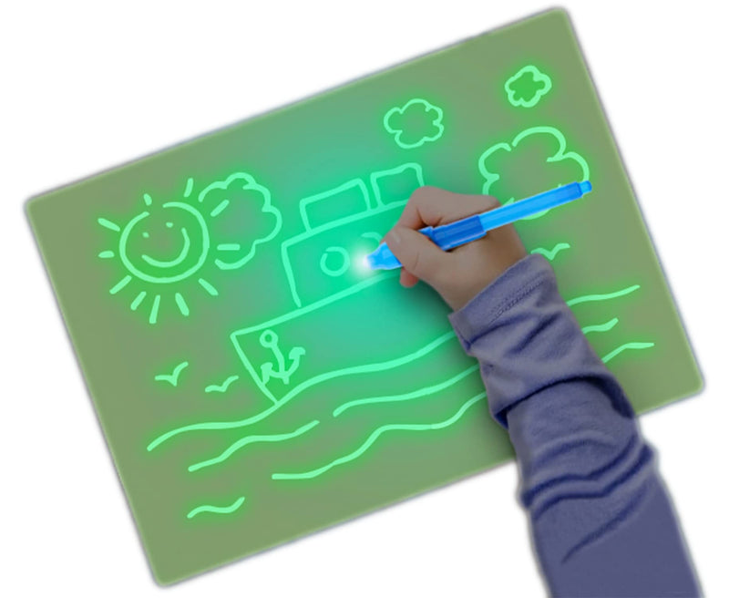 Fun Magnetic Drawing Board Glow In Dark With Bright Blackboard LCD Writing Board