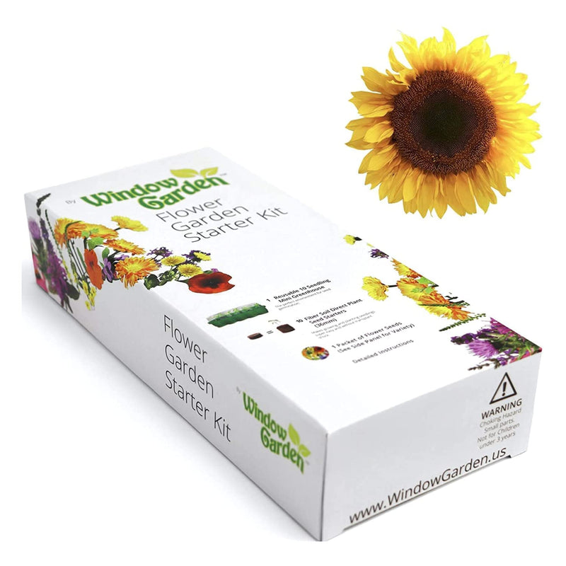 Mammoth Sunflower Grow Kit – Giant Sunflower Plant Seed Starter Pack