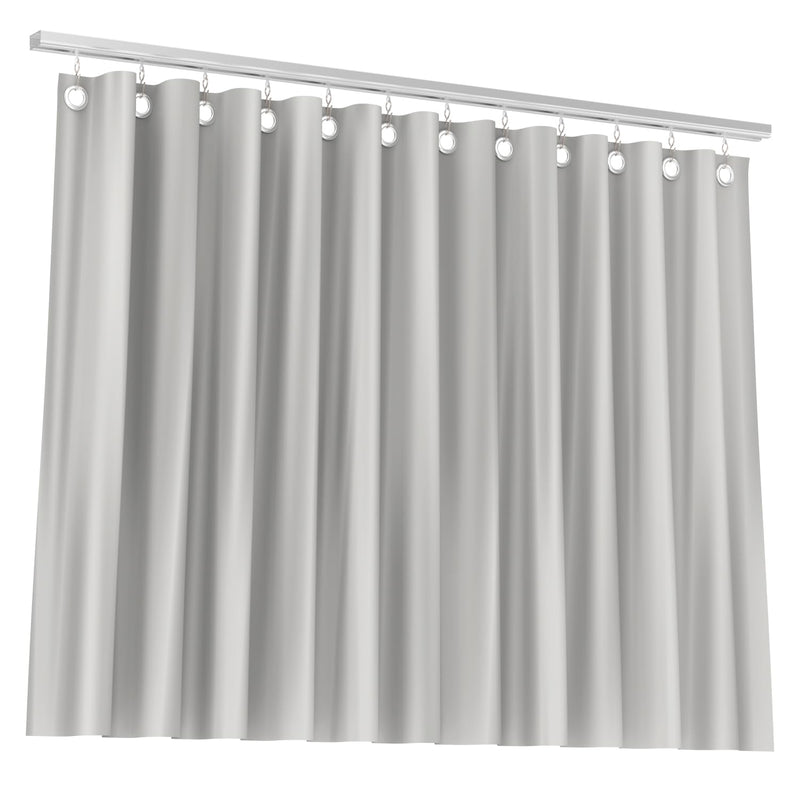 Room Divider Curtain 9ft Tall x 15ft Wide (Stone White)