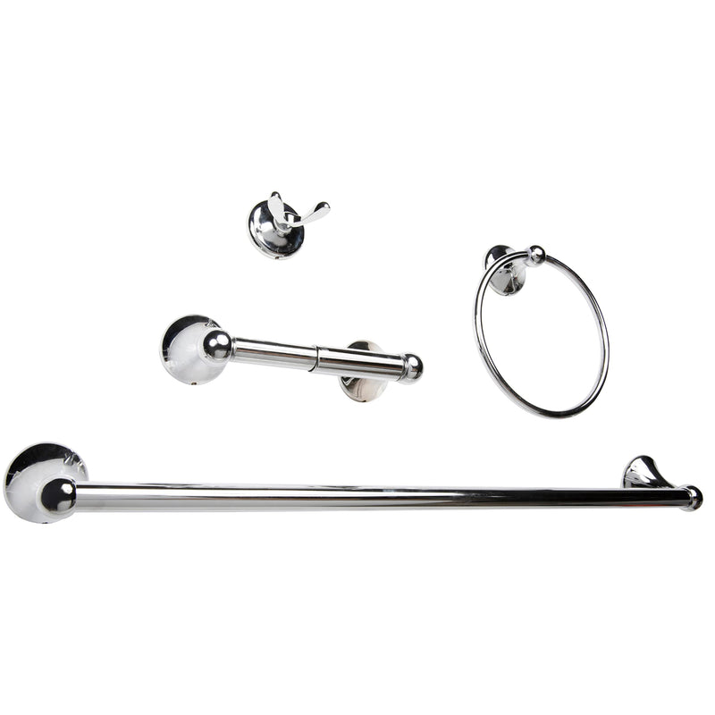 4 Piece Bathroom Hardware Accessories Set Bathroom Towel Rack Set Bathroom