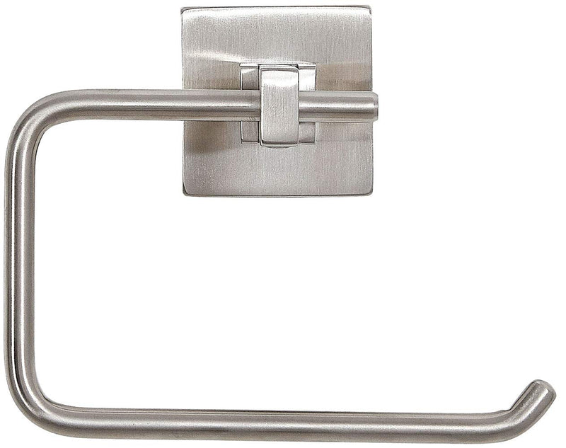 Modern flat brushed nickel bathroom accessories, clean lines and high quality stainless steel