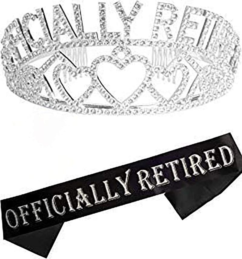 Officially Retired Silver Retirement Party Set, Officially Retired Tiara/Crown,