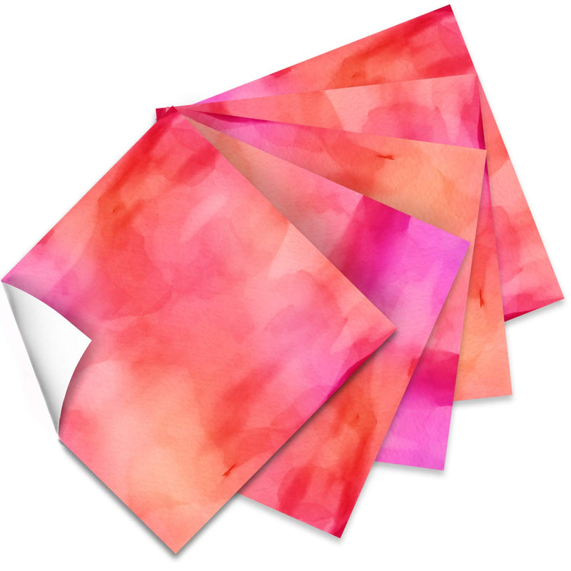 Make vinyl squares - 12" x 12" watercolor patterned sheets for framing