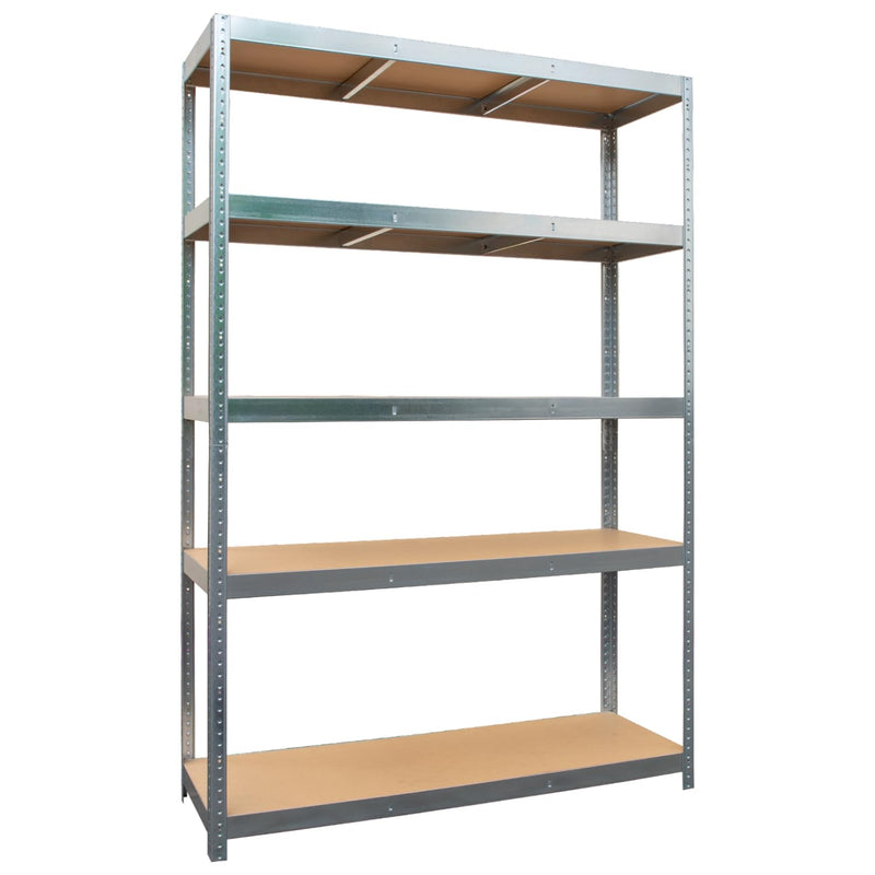 Single Additional Shelf For G-Rack Shelving Unit - 90 X 45cm Extra Tier For Heavy Duty Garage Shelving Units - For Workshop, Shed, Utility Metal Storage Shelves - Galvanized, 175kg Load Capacity