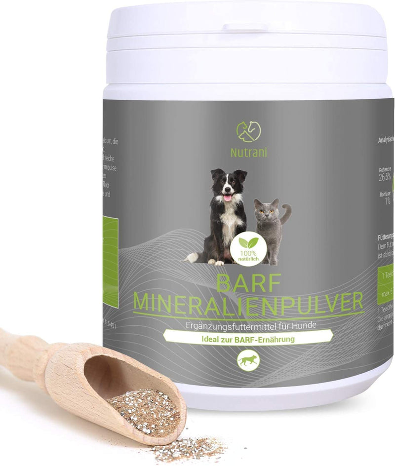 Barf mineral powder for dogs 500g 100 natural barf additive