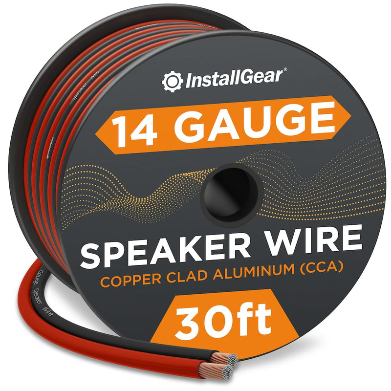 14 Gauge Speaker Cable (30 Feet) - 14 Awg True Spec and Soft Touch Cable