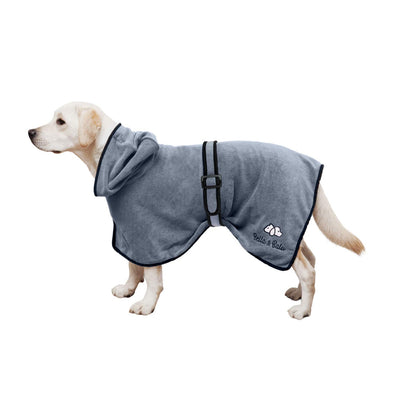 Bella Balu Dog Bathrobe Made of Microfiber Paw Towel Absorbent Dogs