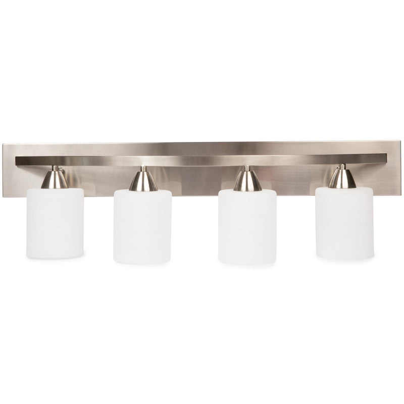 Vanity Bath Light Bar Interior Lighting Fixtures Over Mirror Modern Glass Shade