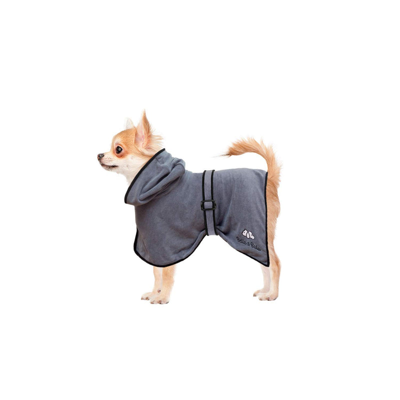 Bella Balu Dog Bathrobe Made of Microfiber Paw Towel Absorbent Dogs