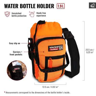 Bag for water bottle Molle bottle holder backpack