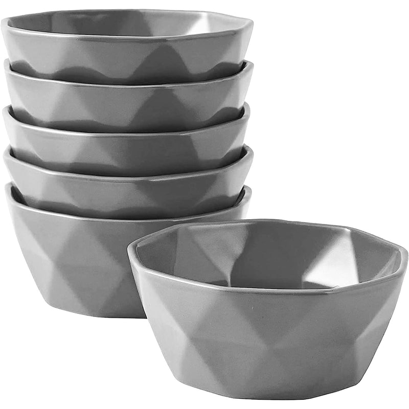 Geometric Microwaveable Ceramic Bowls - Oven to Table Bakeware Bowls - Elagent