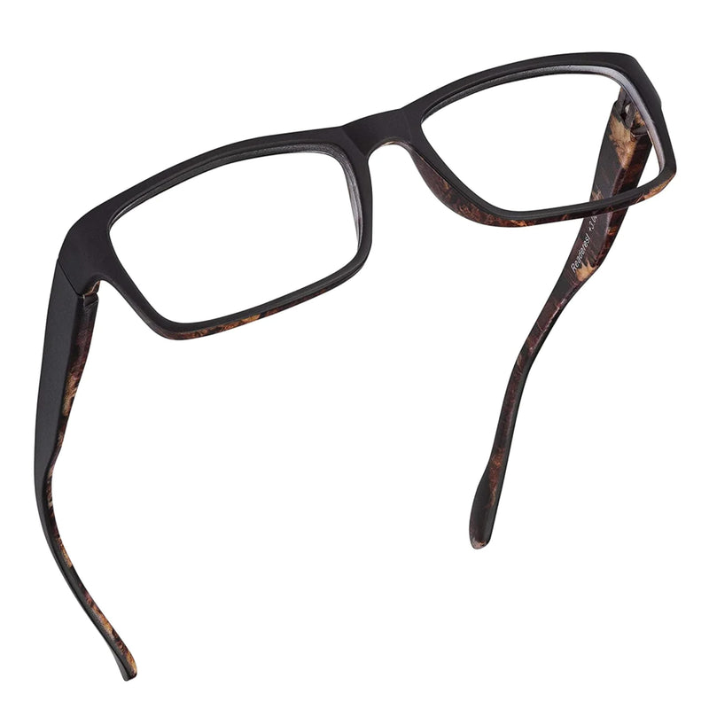 Blue Light Blocking Reading Glasses (Black/Camo, 075 Magnification) Computer