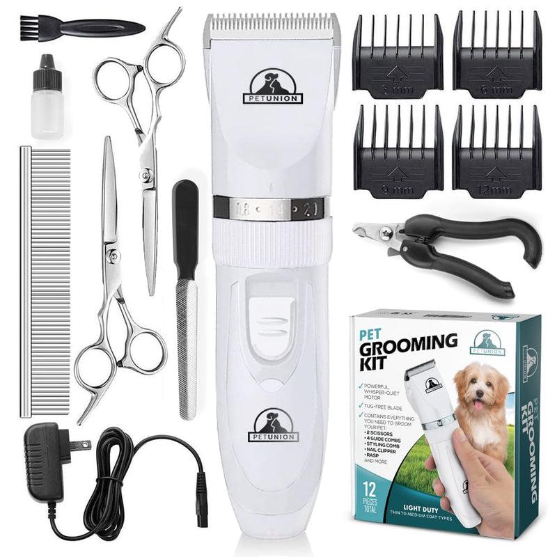 Professional Dog Grooming Set Rechargeable Cordless Clipper