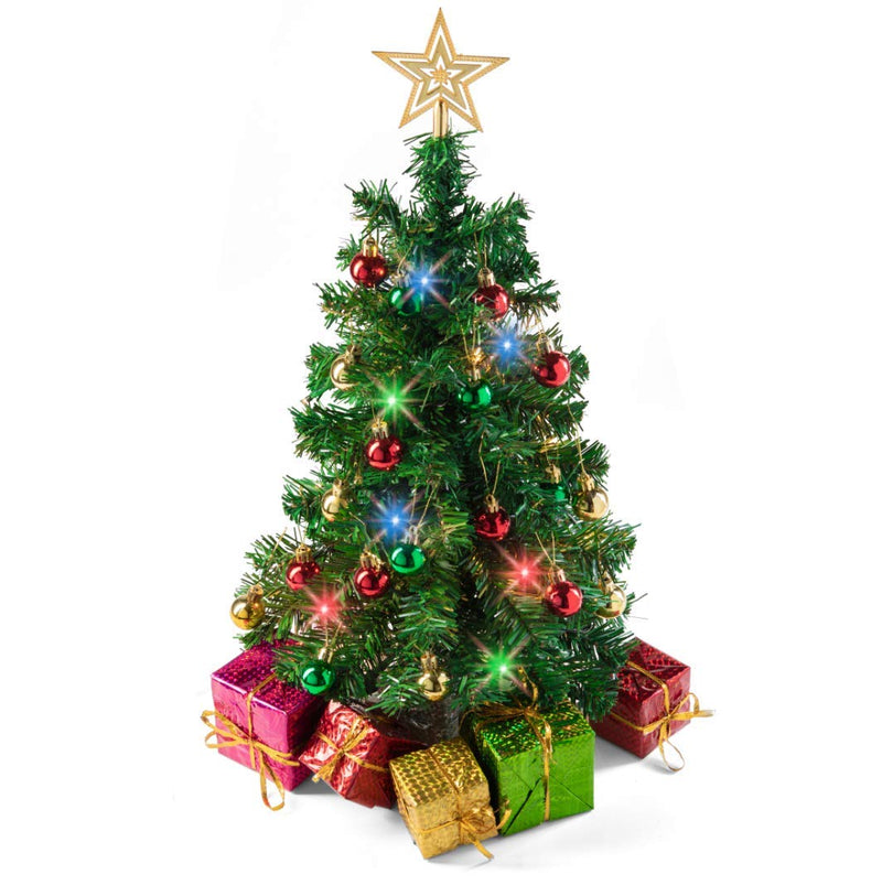 58cm DIY Mini Christmas Tree For Tables With Decorated Gift Boxes H