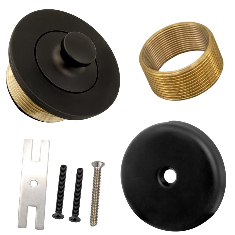 Lift and swivel bathtub drain assembly, conversion kit, drain fitting and single drain