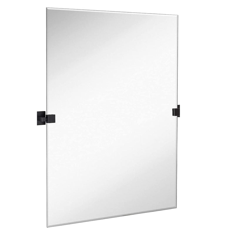 Hamilton Hills Large Square Modern Swivel Rectangular Mirror