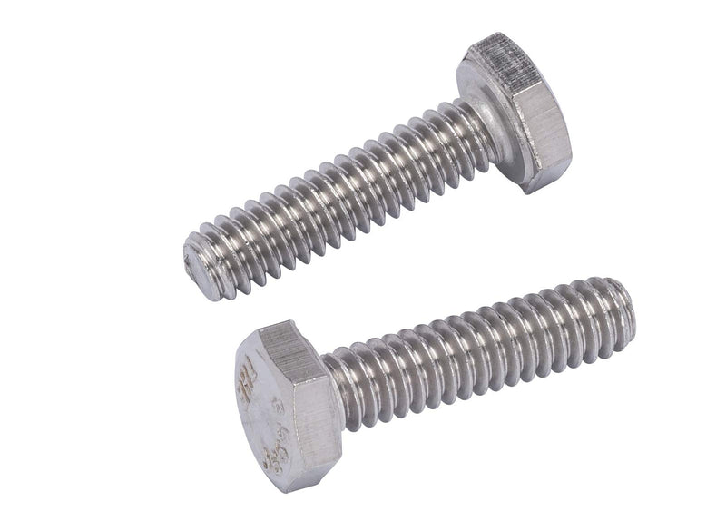 1/4"-20 x 1" (100pcs) Stainless Steel Hex Bolt, 18-8 Stainless Steel