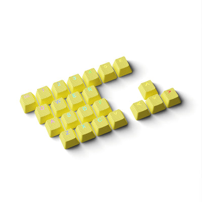 Rubber Keycaps Set Anti-Slip Texture Double Shot Keycap Set 23 Keys Oem