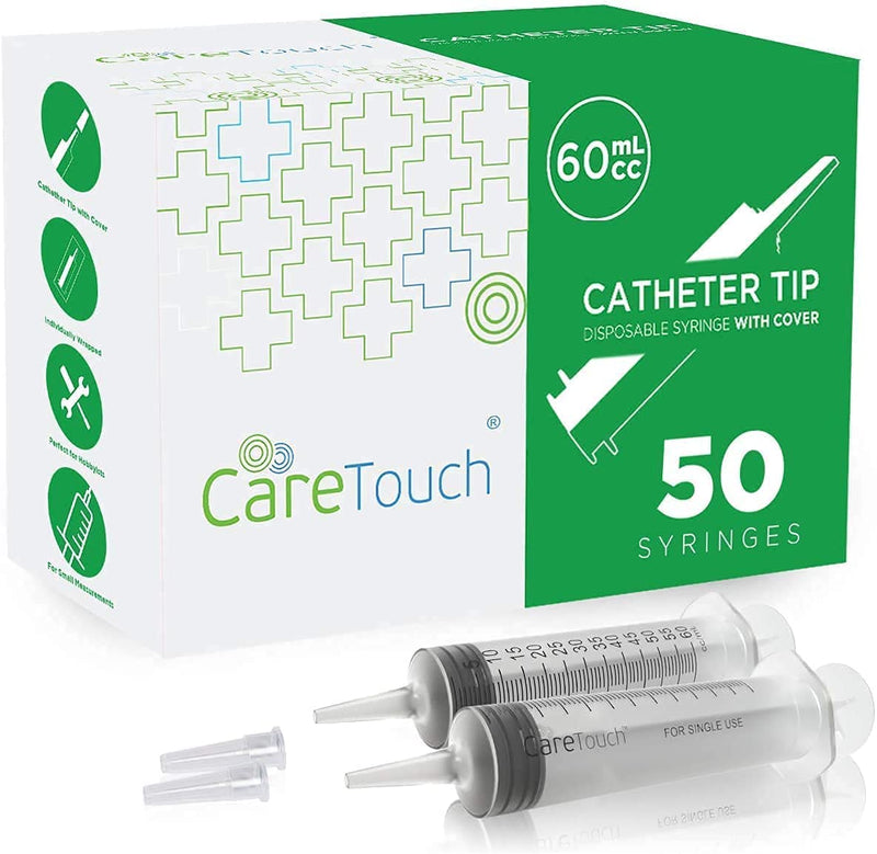 60ml Catheter Tip Syringe 50 Large Liquid Medication Syringes 60ml