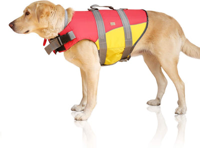 Bella Balu life jacket for dogs. Reflective dog life jacket