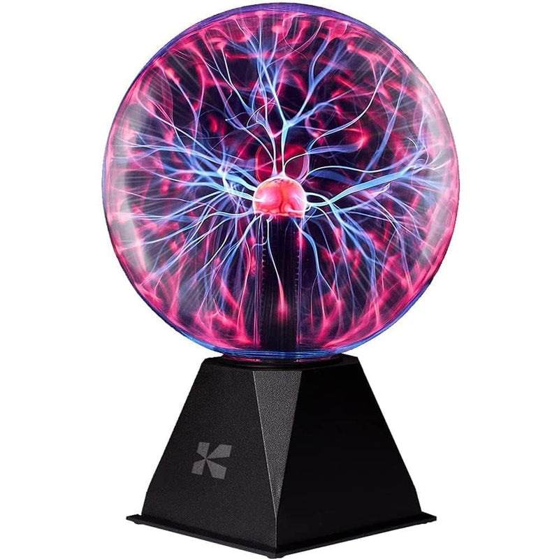 7" Plasma Ball - with lightning charged bulb - fog ball, thunderbolt