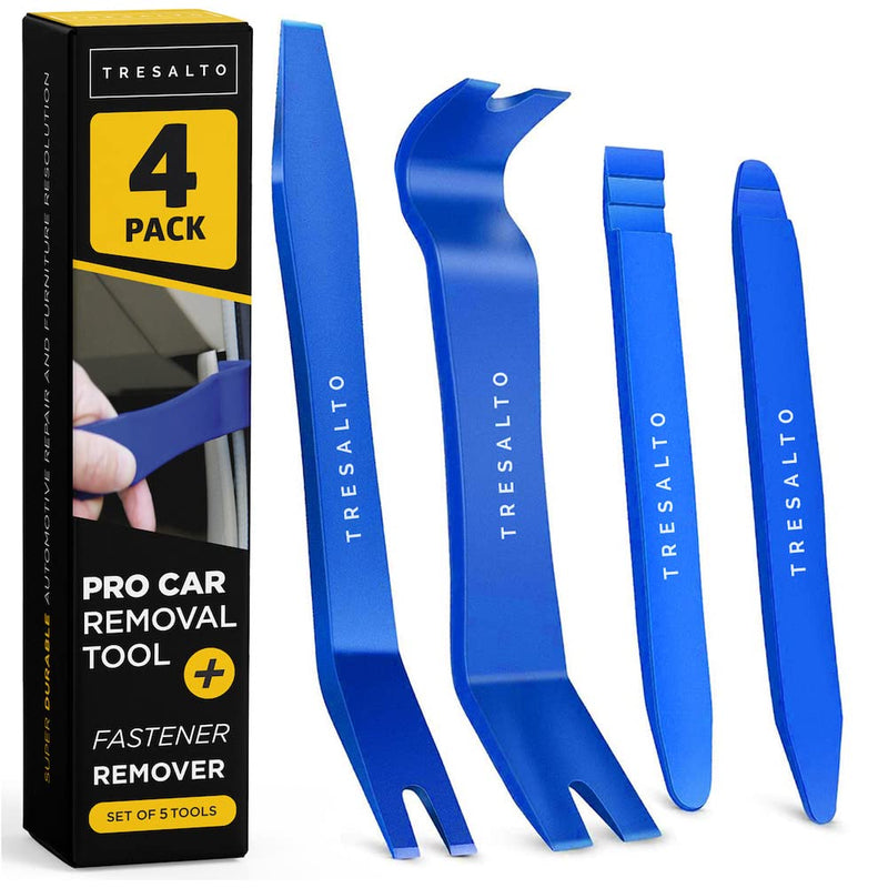 Car Trim Removal Tool Set - 4 Piece (No Scratch Plastic Pry Tool Set) - Car Trim