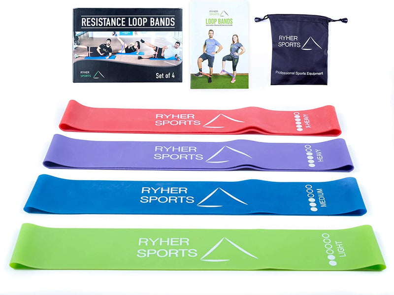 Elastic Loop Resistance Bands Elastic Training Bands Set for Men and Women