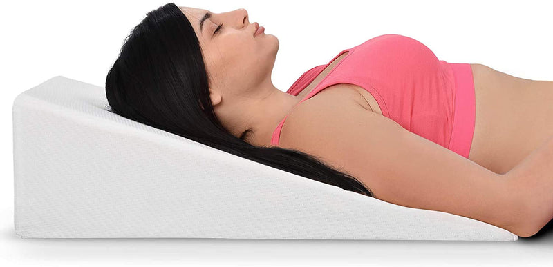 75" Memory Foam Top Bed Wedge Pillow - Ideal for comfortable, restful sleep