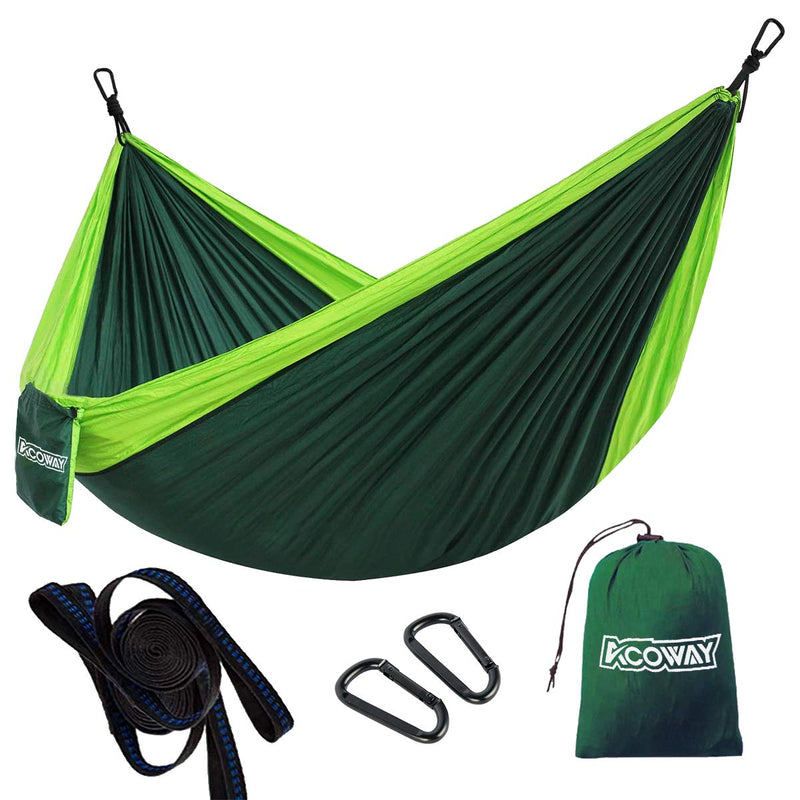 Hammock Camping Double, Hammock and Tree Straps, Travel Parachute Hammock Tree