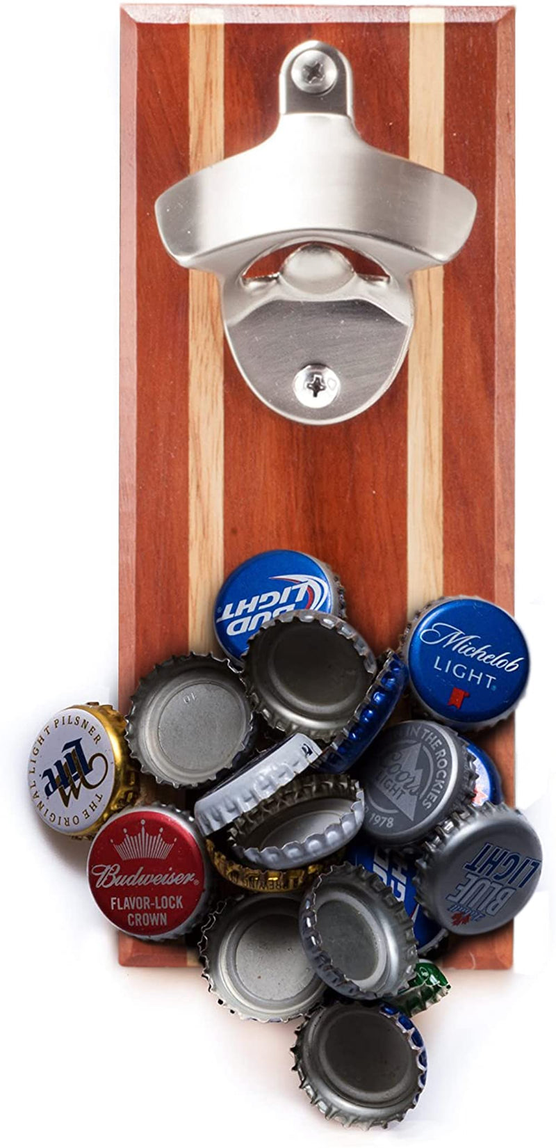 , Capmags Strong Magnetic Beer Opener and Cap Catcher Made of Zinc Alloy - Metal