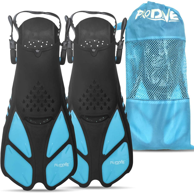 Snorkel diving fins, adjustable open heel swimming fins, short blade snorkeling