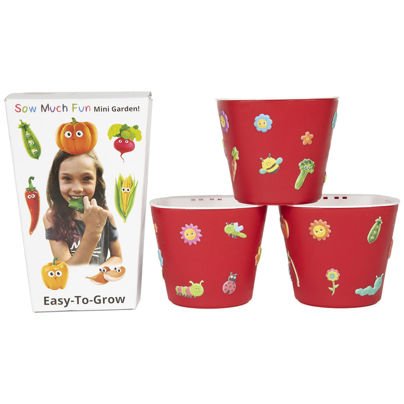 Sow with lots of fun, set for planting seeds, planting and growing vegetables for children, 3