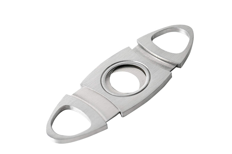 Cigar Cutter Straight Cut Stainless Steel Cigar Cutter Metal Guillotine Double