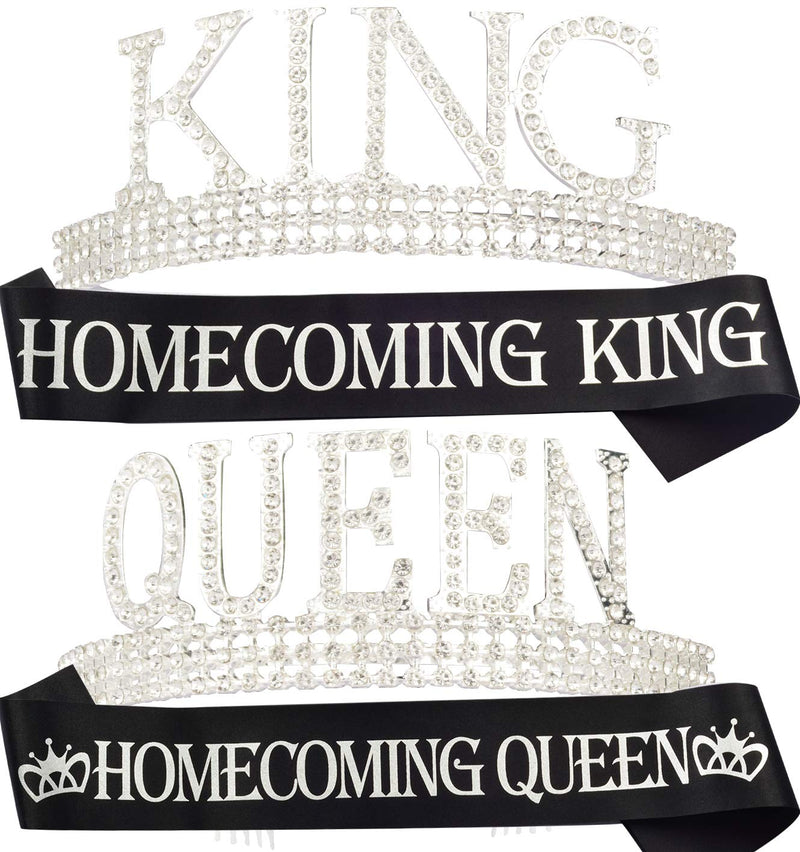 Prom Sash and Crown for Girls and Boys - Fabulous Party Set: Glitter Sash