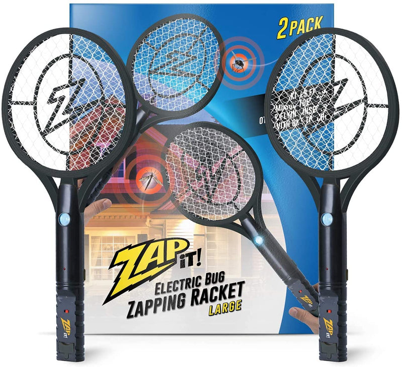 Bug Zapper Rechargeable Bug Zapper Racket, 4,000 Volt, USB Charging Cable, 2