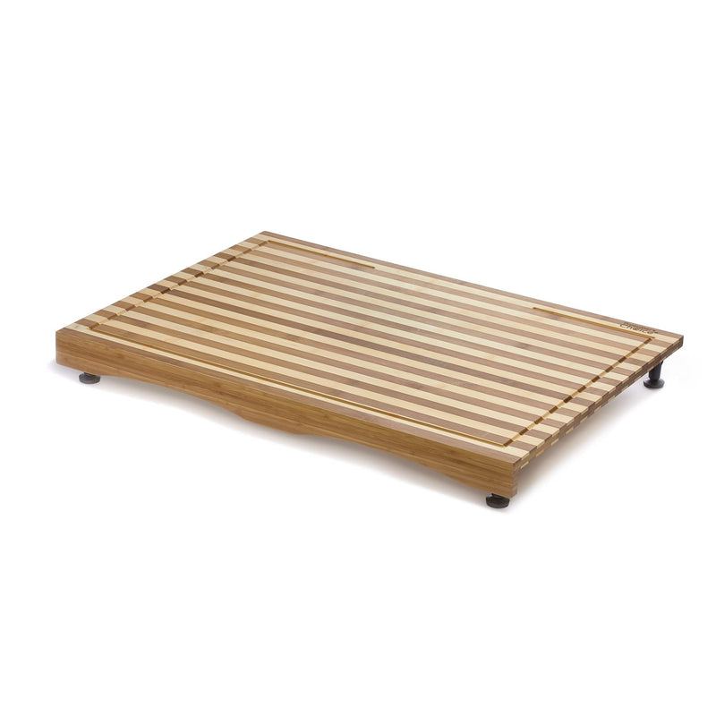 Stove cover bamboo cutting board premium, sustainable, expandable