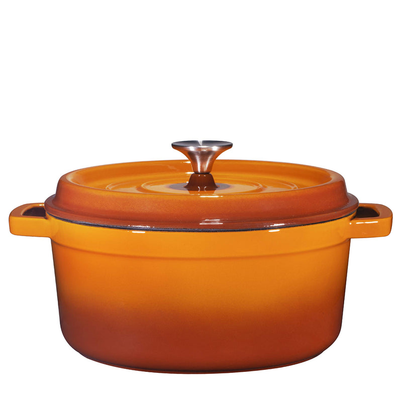 Pre-Seasoned 65 Quart Enameled Cast Iron Round Dutch Ovens, 65 Quart Enamelled Cast