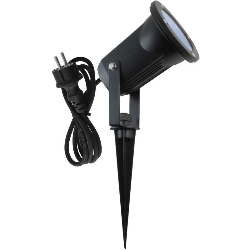 LED garden spotlight Gu10 including 5w LED outdoor spotlight with ground spike LED