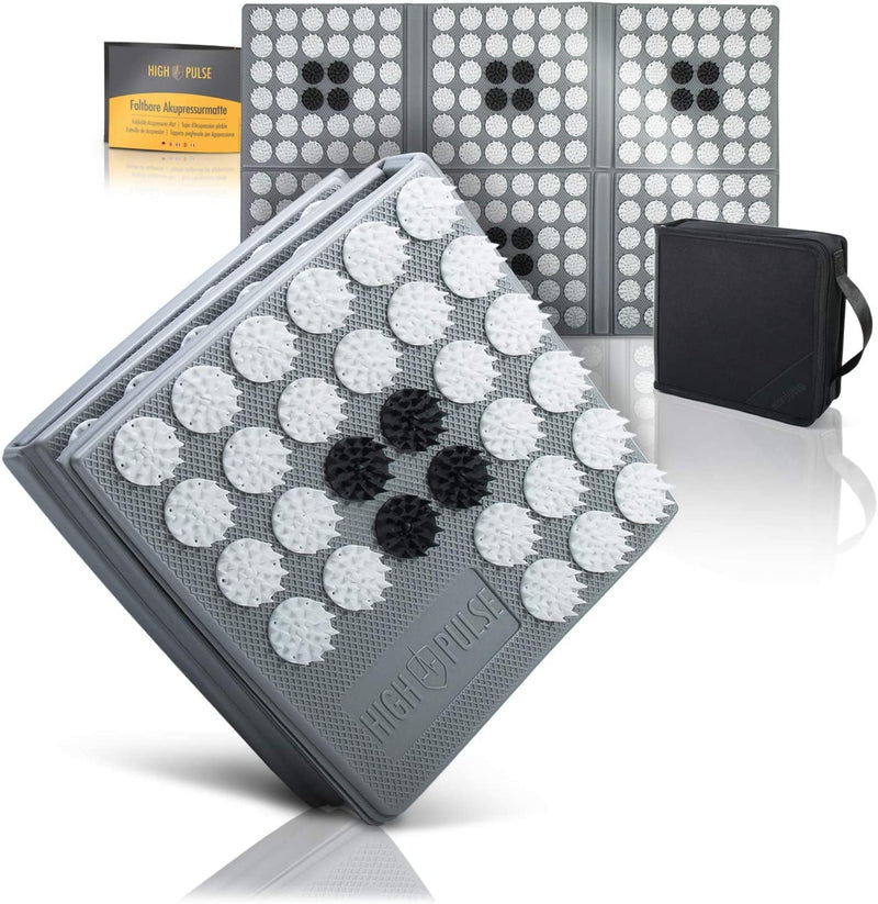 High Pulse Foldable Acupressure Mat Including Bag Poster Massage Mat Stimulates