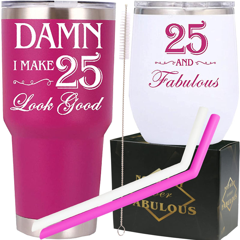 25th birthday gifts for women, 25th birthday decorations, 25 years old