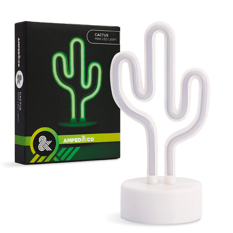 - Cactus Decor Desk Lamp, 7 Inch Mini Neon Lights for Bedroom, Neon Sign