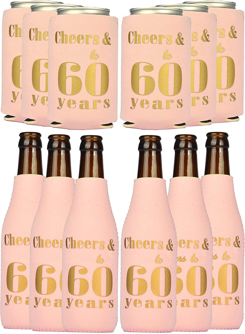 60th Birthday Gifts for Women, 60th Birthday Gifts, 60th Birthday Can Cooler, 6th