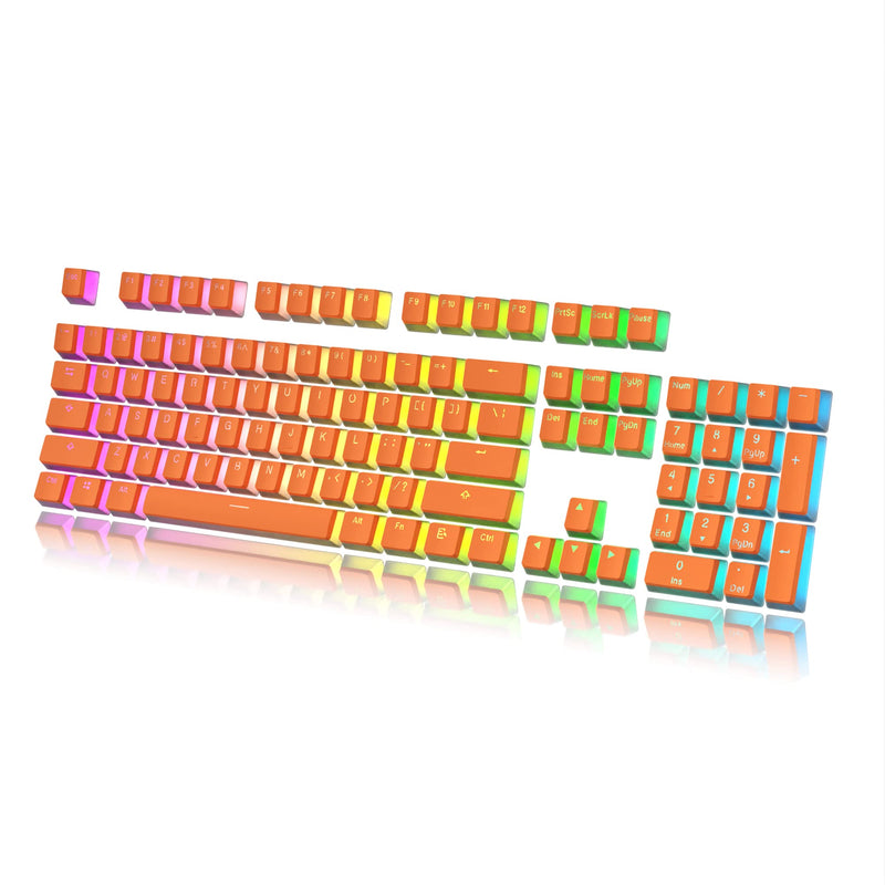 Pudding Keycap Set Doubleshot PBT Keycap Set, Full 108 OEM Profile Key Set