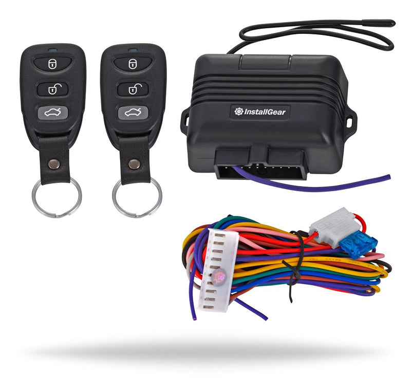 Keyless Car Entry System - Trunk Lid with Two 3 Button Remotes - Keyless Entry