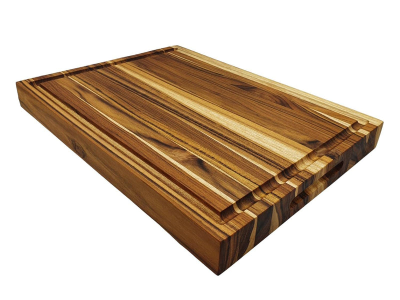 Chef Pro L Model Teak Cutting and Serving Board – 118" x 157" x 16"