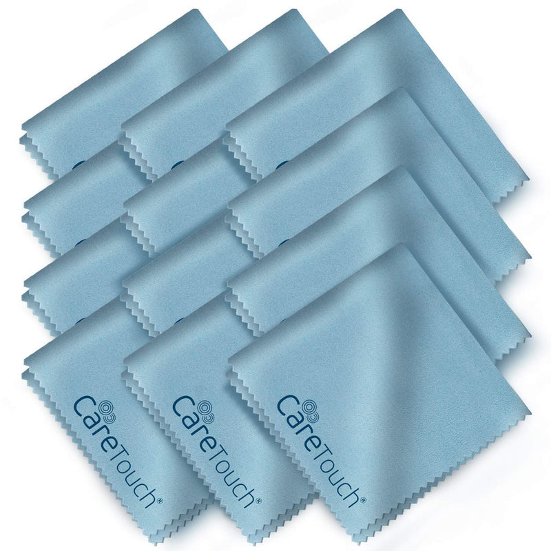 Microfiber Cleaning Cloths Pack of 12 - Glasses Cloths - Glasses Cloth - Cleans